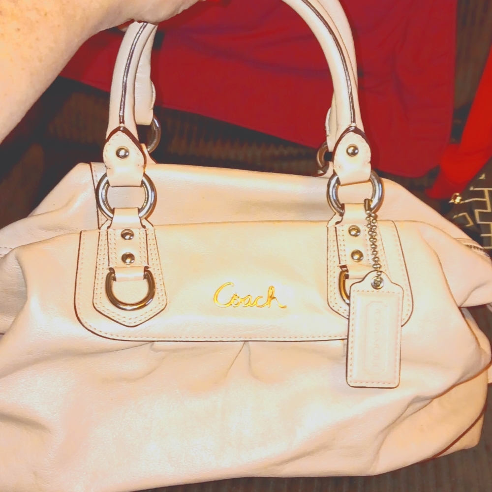 Pink Used Coach purse